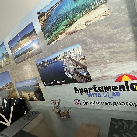 Apartamento Vista Mar 209 - 2 Quartos - Praia Do Morro - Predio Frente Mar - Varanda Com Vista Mar - Elevador - Atravessou A Avenida, Ja Esta Na Praia - Com Garagem - Internet 瓜拉派瑞 外观 照片