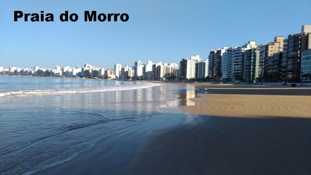 Apartamento Vista Mar 209 - 2 Quartos - Praia Do Morro - Predio Frente Mar - Varanda Com Vista Mar - Elevador - Atravessou A Avenida, Ja Esta Na Praia - Com Garagem - Internet 瓜拉派瑞 外观 照片