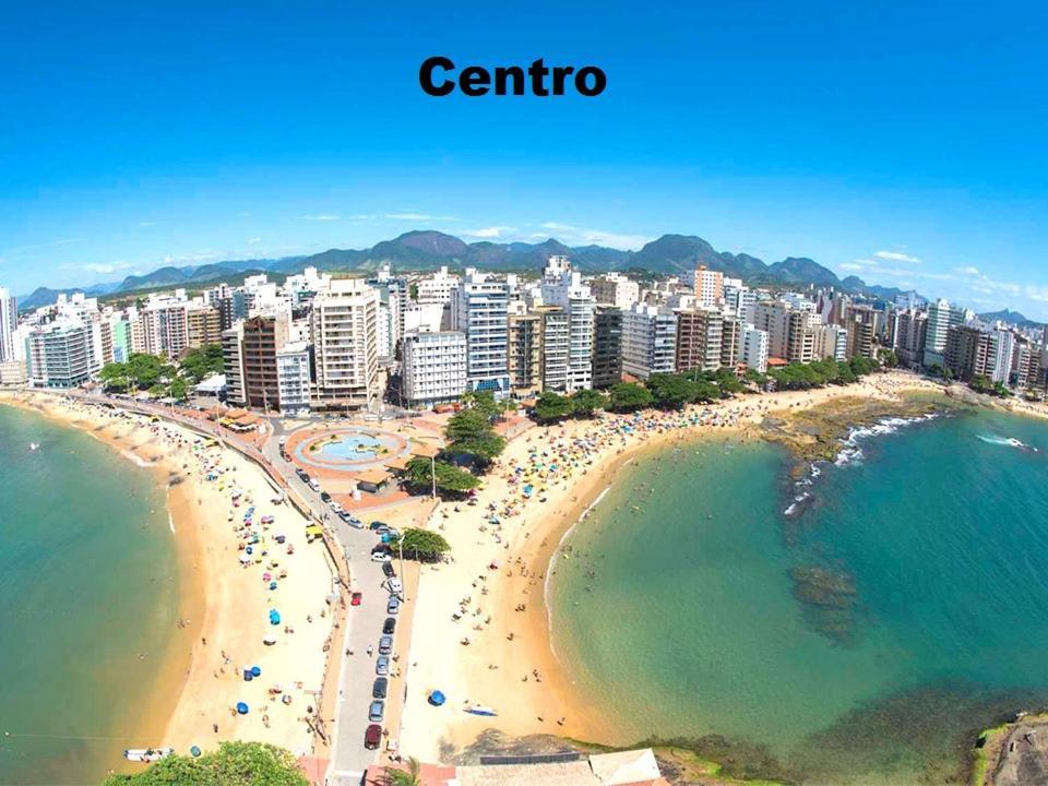 Apartamento Vista Mar 209 - 2 Quartos - Praia Do Morro - Predio Frente Mar - Varanda Com Vista Mar - Elevador - Atravessou A Avenida, Ja Esta Na Praia - Com Garagem - Internet 瓜拉派瑞 外观 照片